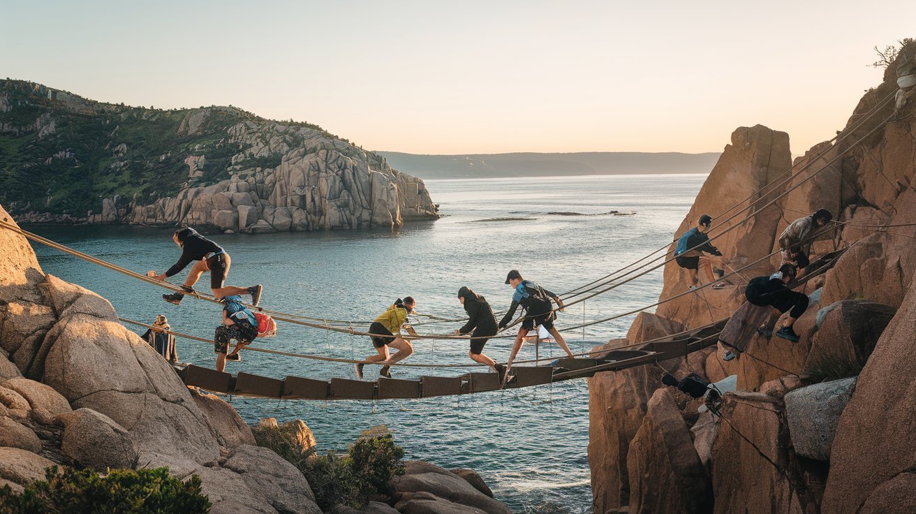 a game of survival with peopl